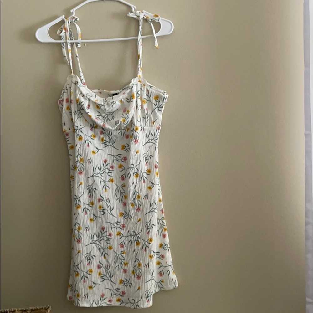 H&M ruched bust dress